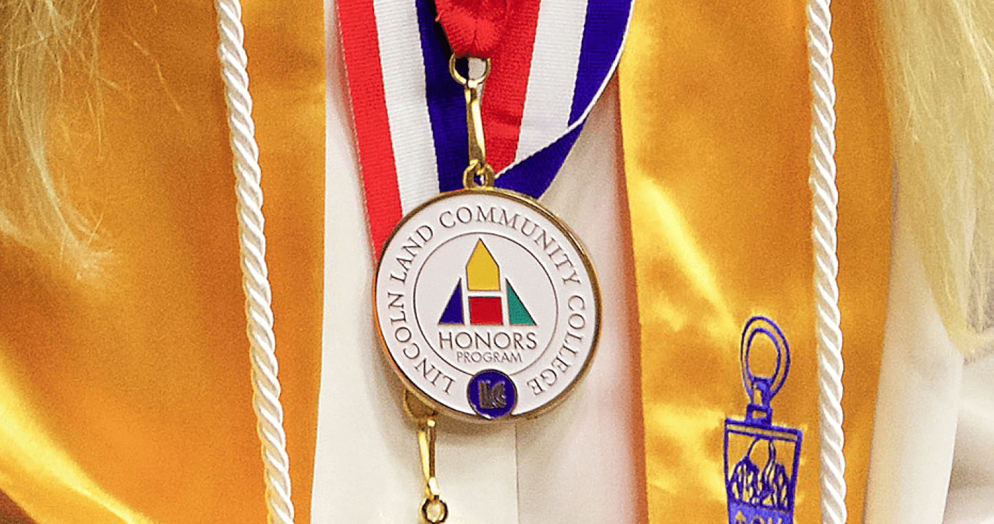 Honors stole, cord and medal